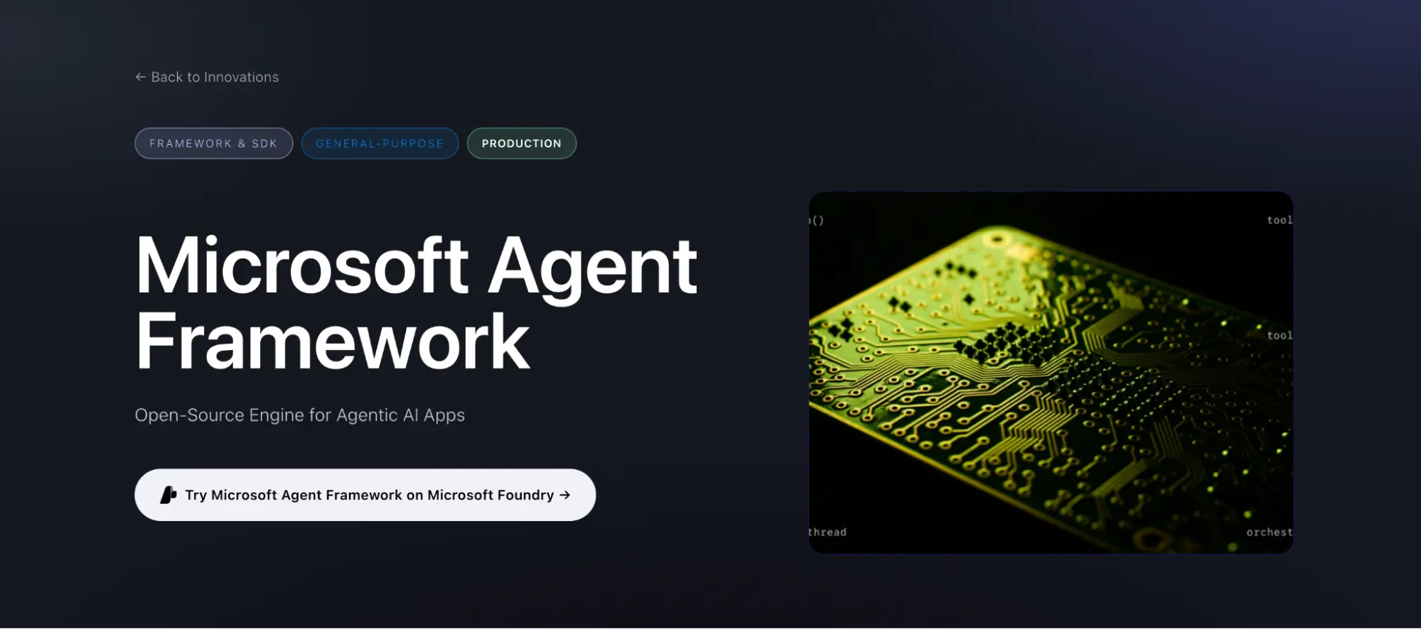 Microsoft Agent Framework