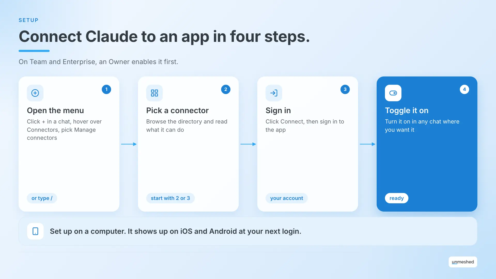 How to connect Claude to apps