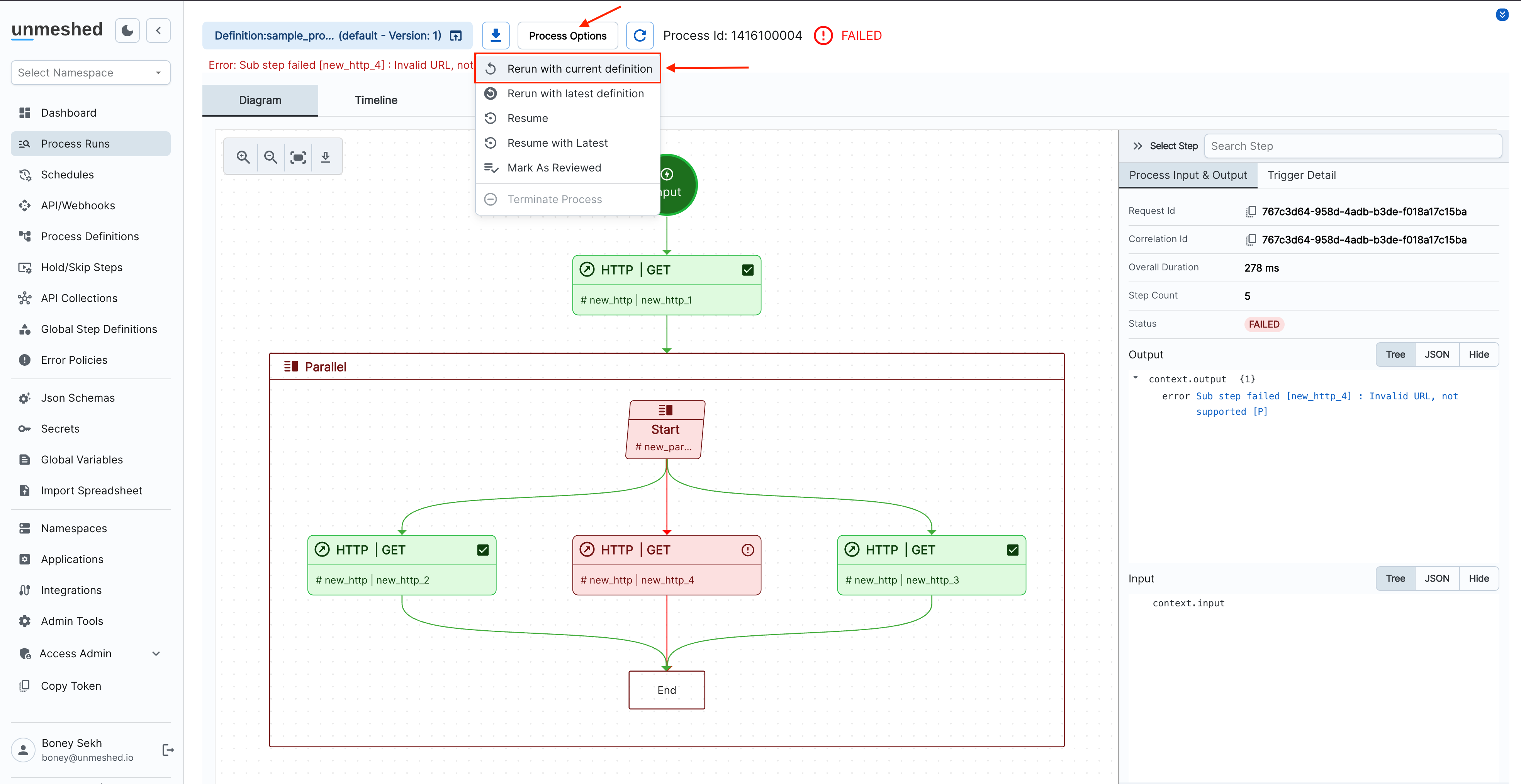 Rerun with Current Definition